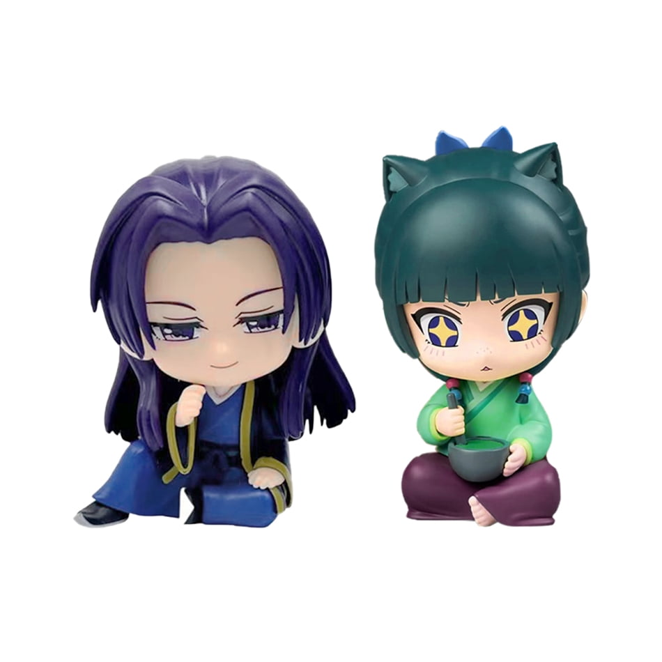 Q Version The Apothecary Diaries Maomao Jinshi Mini Figure Anime Periphery Kawaii Sitting Toys Desktop Car Ornaments Model Gifts
