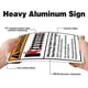 thumbnail image 3 of UV Protected & Waterproof Aluminum Warning Signs WARNING Moving Gate Can Cause Serious Injury or Death Colorful 30x20cm Hole: 4mm, 3 of 4
