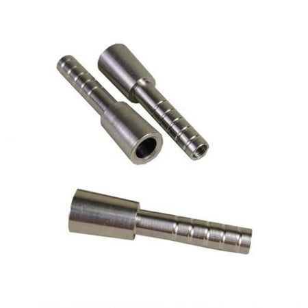 Black Eagle .203 Ramp SS Half Out Insert 350 Spine Stainless Steel Fits .203-Inch ID Shafts Ideal for Hunting and Target Archery (33760)