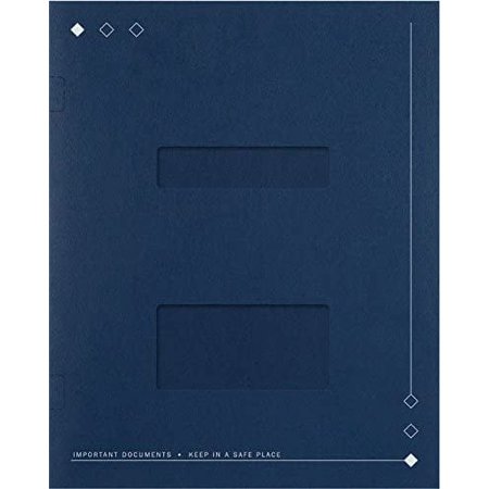 Tax Return Folder with Side-Staple Tabs, 50 Count