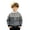 1-515Grey1779, variant on HAYIMI Boys Cardigan Knit Sweater Striped Everyday Comfort Long Sleeve O-Neck Tops