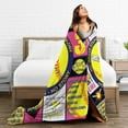 thumbnail image 5 of Softball Blanket Throw Sport Lover Throw Plush Fleece Sherpa Bed Blanket for Kids Adults Cozy Plush Throw Soft Blanket for Couch Sofa Bedding Living Room 60"x50", 5 of 6