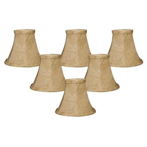 Alcott Hill 5 Faux Leather Bell Candelabra Shade Set Of 6 Walmart Com Walmart Com