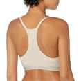 thumbnail image 2 of Calvin Klein Women’s Pure Ribbed Natural Lift Unlined Bralette, White, Large, 2 of 2