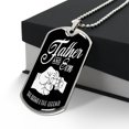 thumbnail image 3 of Father and Son Necklace - Graphic Military Dog Tag Necklace (Optional Personalized Engraving), 3 of 5