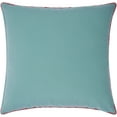 thumbnail image 2 of Nourison Outdoor Pillows Aqua/Coral Decorative Throw Pillow , 20"X20", 2 of 2