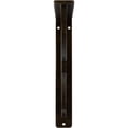thumbnail image 3 of Ekena Millwork 1 1/2"W x 5 1/2"D x 8"H Bradford Wrought Iron Bracket, (Single center brace), Antiqued Brass, 3 of 7