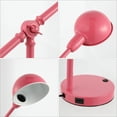 thumbnail image 6 of JONATHAN Y Curtis 20.25" Vintage Industrial Iron Adjustable Dome Shade LED Task Lamp with USB Charging Port, Pink, JYL7123D, 6 of 6