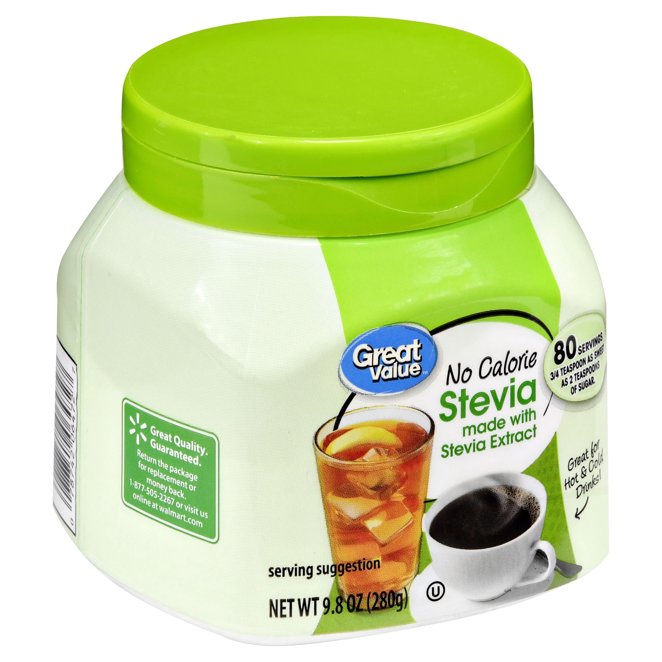 Great Value No Calorie Stevia Sweetener 9 8 Oz Walmart Com Walmart Com