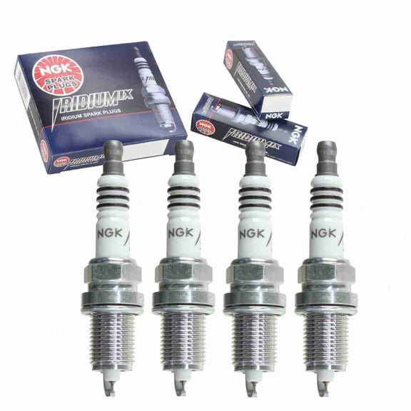 4 pc NGK Iridium IX Spark Plugs compatible with Nissan Pickup 2.4L L4 1995-1997