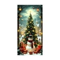 thumbnail image 2 of Christmas Decorations Christmas Door Cover for Front Door 35X71Inch Christmas Tree Door Cover Christmas Tree Front Door Banner Backdrop Photo Background for Home Indoor Outdoor Decoration, 2 of 7