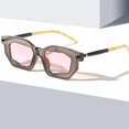 thumbnail image 2 of Retro Sunglasses for Women and Men Small Frame AC Lens Sun Visor Protection Literary Box Sunglasses and Personalized, 2 of 3