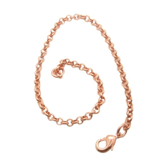 11 1/2 Inch Copper Anklet, 1/8 of an inch wide, CA691G - Made in the USA. Thin design.