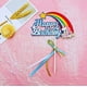 thumbnail image 2 of Pastel horneado con banderas, nubes de arcoíris, unicornios, láser FELIZ CUMPLEAÑOS decoraciones de tarjetas de feliz cumpleaños, 2 of 5