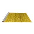 thumbnail image 2 of Ahgly Company Machine Washable Indoor Rectangle Abstract Yellow Modern Area Rugs, 2' x 4', 2 of 4