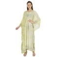 thumbnail image 5 of Moomaya Women's Sexy Swimsuit Cover Up Caftan Kimono Sleeve Beachwear Sheer Kaftan, 5 of 7