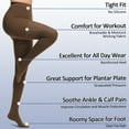 thumbnail image 6 of beister Women's Anti-Embolism Compression Pantyhose, 1-Pack Opaque Compression Tights,Waist High,20-30mmHg,Brown, 6 of 8