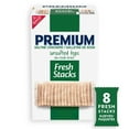 thumbnail image 3 of Premium Fresh Stacks Unsalted Tops Saltine Crackers, Travel Snacks, 14.2 oz (8 Multi Snack Packs), 3 of 15