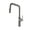 Titanium, variant on Kibi USA Brass High Arc Single Lever Kitchen Faucet with Pull Down Sprayer Brushed Gold Brushed