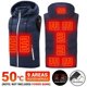 thumbnail image 1 of Chaleco Hetaed de 9 áreas, ropa de abrigo para hombres y mujeres, chaleco de autocalentamiento Usb, chaleco cálido para esquí, chaqueta térmica, ropa de caza para invierno Kuyhfg Bienvenido a Kuyhfg, 1 of 5