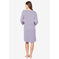 thumbnail image 2 of Avenue Women's Plus Size Three-Quarter Sleeve Sleepshirt, 2 of 5