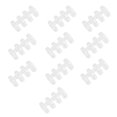 thumbnail image 1 of Plastic Segmented Binder Snap Four-Hole Binder for Student 10Pcs, 1 of 5