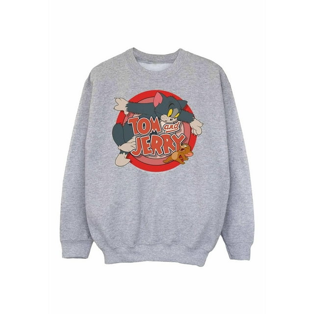 Tom and Jerry Chandail en Molleton Classique pour Garçons