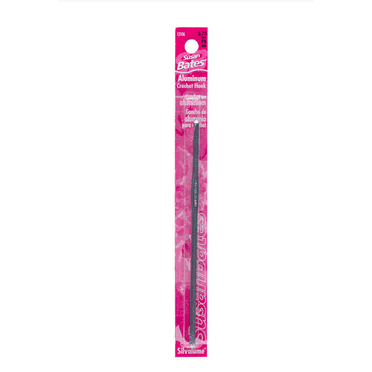 Susan Bates Silvalume Aluminum Crochet Hook 5.5"-Size F5/3.75mm