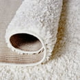 thumbnail image 3 of BELLEZE Parma Luxury Ultra Soft Fluffy Area Rug Modern Indoor Shaggy Plush Fluffy Nursery Rugs Floor Carpet For Home Decor Living Room Bedroom 5x8 Feet, Ivory White, 3 of 7