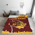 thumbnail image 4 of Custom Washington Blanket Personalized Throw Blankets Name and Number for Men Women Boy Football Style Decor Gifts, 4 of 6