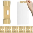 thumbnail image 1 of TRAHOO-14 Vertical Blind Repair Vane Savers, Louver Replacement Parts Maintenance Clips/Blind Fixers (Yellow), 1 of 4