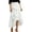 C-White274, variant on Womens High Waisted Skirts Dressy Summer Asymmetrical Ruffle Floral A Line Midi Skirts Versatile Skirt