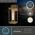 thumbnail image 2 of Vaxcel International T0628 5 in. Kinzie Outdoor Wall Light, Vintage Brass, 2 of 10