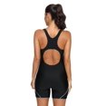 thumbnail image 3 of Charmo Women's Boyleg One Piece Swimsuit Racerback Unitard Swimming Suits, 3 of 6