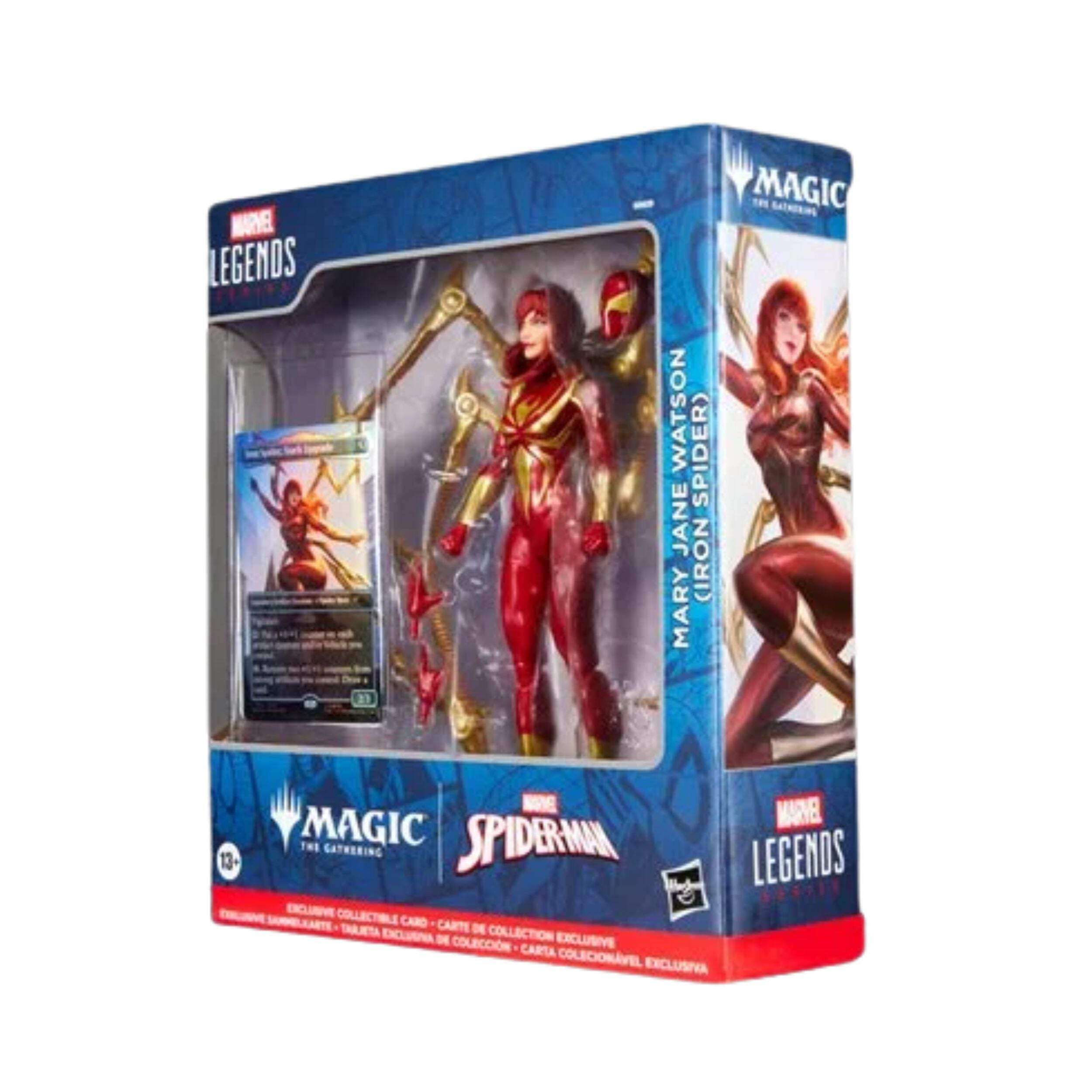 Marvel Legends Spider-Man Mary Jane Watson (Iron Spider) 6" Figure with Magic: The Gathering Card