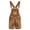 Brown#9527, variant on BOOMNY Oktoberfest Mens Short Bib Overalls Wide Leg Short Jumpsuits for Men Loose Fit Elastic Waist Drawstring Embroidery Casual Shortalls With Pocket