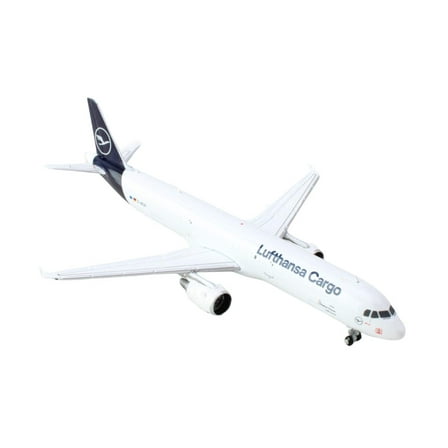 Airbus A321P2F Commercial Aircraft "Lufthansa Cargo" (D-AEUC) White with Blue Tail 1/400 Die Cast Model Airplane by GeminiJets