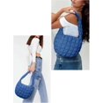 thumbnail image 4 of LAVA Women Puffer Bag Crossbody Quilted Tote Bag Large Capacity Puffy Shoulder Bag Handbag for Travel Gym Blue, 4 of 8