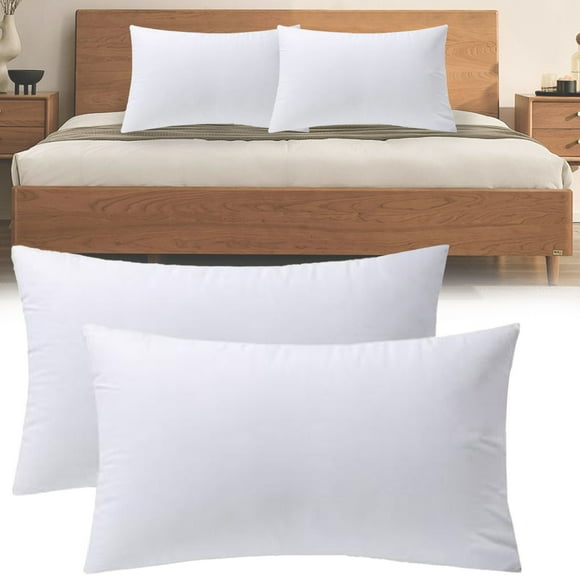 Clearance!Delayuji Throw Pillow Inserts Square Form Decorative for Couch Bed Inserts USA 2 Pack