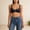 Black, variant on Women's Wide Square Neck Light Lined Underwire Full Coverage Bra, Thin Adjustable Strap Side Smoothing Everyday Office Support Bra Beige 32DD