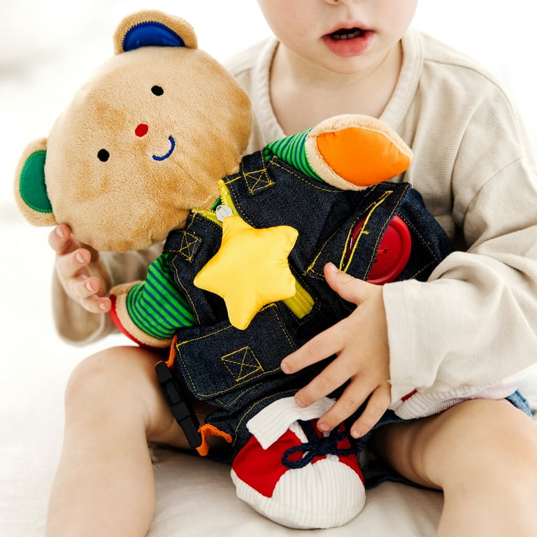 Melissa Doug K s Kids Teddy Wear Stuffed Bear Educational Toy Walmart