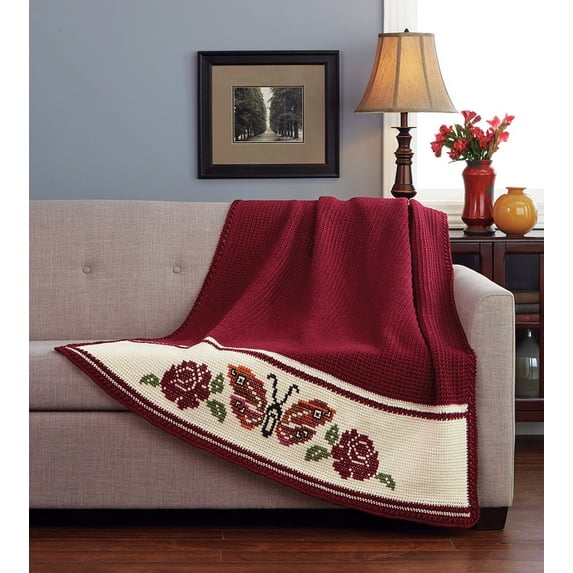 Mary Maxim Emperor's Garden Afghan