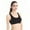 Black, variant on Women' s Bras Seamless Stretch No Rims Breathable Fitness Bra