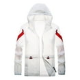 thumbnail image 3 of Mialoley Coupe-Vent à Capuche pour Hommes, Veste Légère Décontractée, 3 of 6