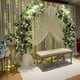 thumbnail image 5 of Decoración de pared de flores para boda, suministros de arreglo de rosas de peonía de seda, hilera de flores artificiales, arco de fondo, 100cm, 5 of 5