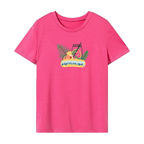 Camiseta de Mujer Strade Fareast Limited Rosa Cuello Redondo Manga Corta