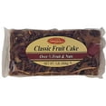 Fruitcake Classic Light Fruit Cake 1 pound (16 Ounce) Loaf in a Collectible Holiday Tin