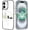 Cats, variant on Compatible with iPhone 17 Pro Max White Case for MagSafe, Clear Classic Hybrid Magnetic Scratch Resistant Back Drop Protection Colorful Bumblebee Floral Case