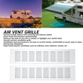 thumbnail image 4 of Aluminium Alloy Rectangular Ventilation Grille Plate for Cabinet Shoe Closet Vent, Ventilation Cover for RVs Campervans, 4 of 7
