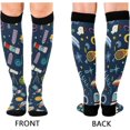 thumbnail image 2 of Coolnut Space Compression Socks, 1 Pack Women Men Long Stocking (20-30mmHg) Travel Knee High Stockings for Athletic Sports,Running,Cycling,Nursing, 2 of 6